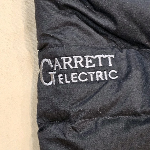 Mountain Hardwear Mens XL Deloro Down Jacket Black Full Zip 650 Fill Embroidered - Picture 7 of 15